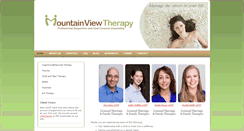 Desktop Screenshot of mtnviewtherapy.com